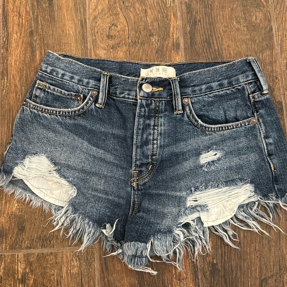 Free people Jean shorts